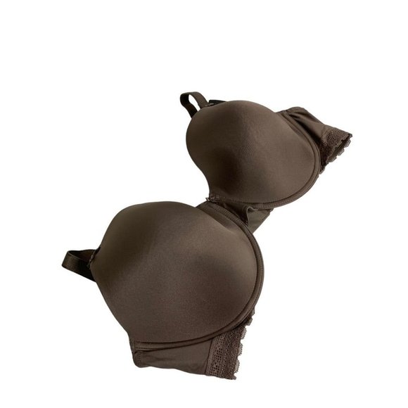42DDD Paramour Gorgeous Contour New Paddded Underwire Bra Mink Brown 255455 - Picture 3 of 11